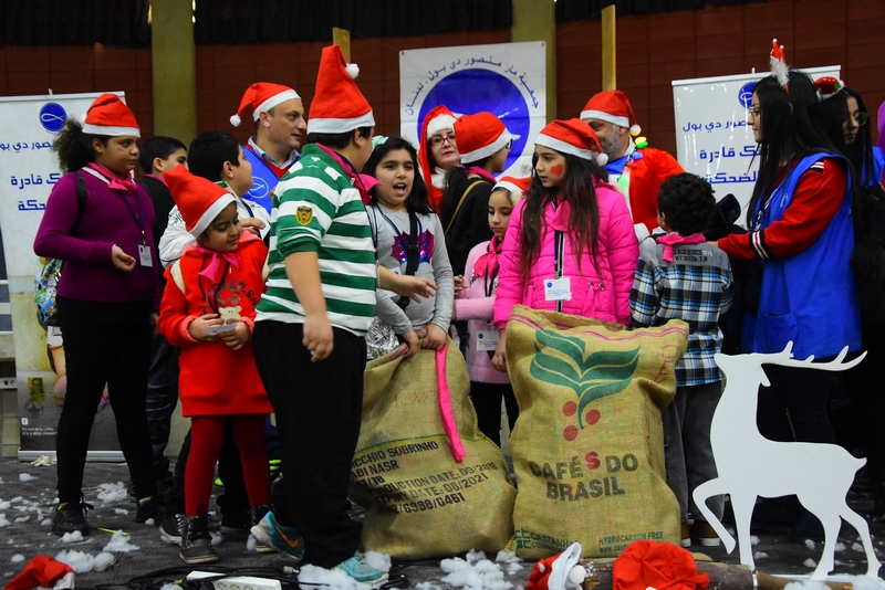 Saint Vincent de paul celebrating Christmas at Jesus & Mary school